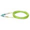 Add-On 5M CS MALE TO CS MALE STRAIGHT LIME GREEN OM5 DUPLEX FIBER OFNR RISER ADD-CS-CS-5M5OM5 - alternate 6